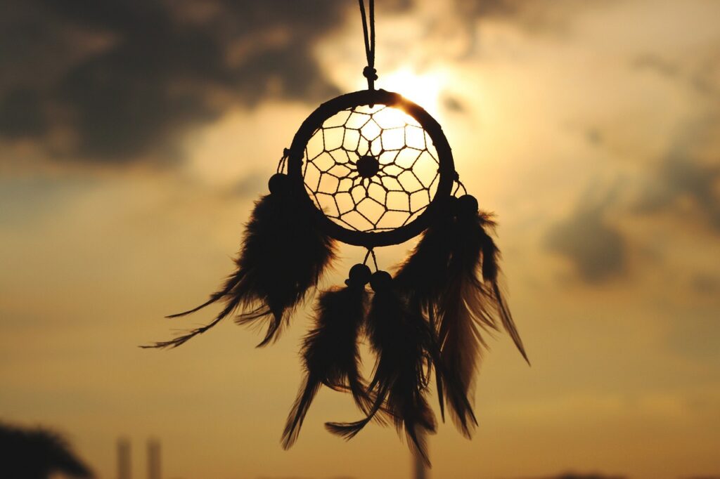 Dream Catchers with Feathers